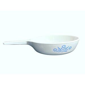 Corning Ware Blue Cornflower Skillet Dish For Range Oven Microwave